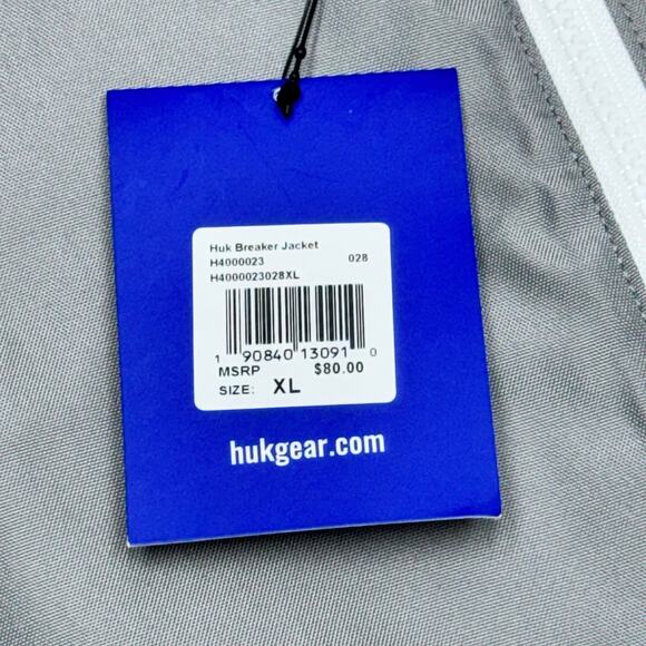 NWT Men’s Huk Performance Breaker Fishing Jacket Size X-Large - Picture 5 of 5